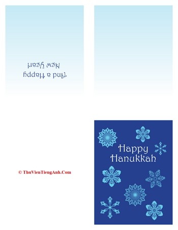 Printable Hanukkah Card