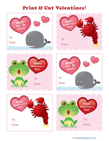 Print Your Own Valentines!