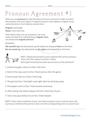 Pronoun Agreement #1