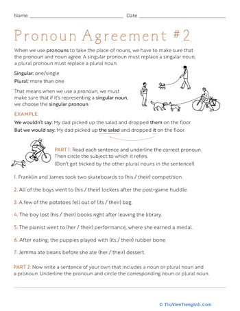 Pronoun Agreement #2