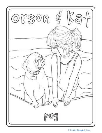 Color Your Mutt: Orson and Kat