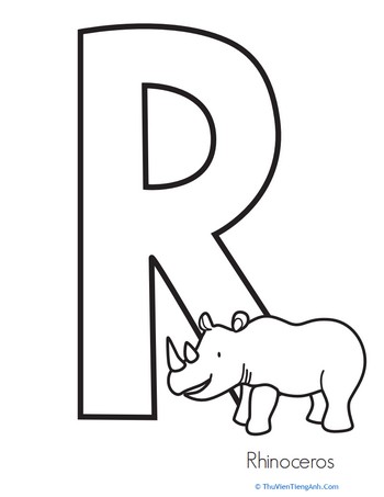 R is for Rhinoceros