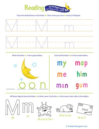 Get Ready for Reading: All About the Letter M