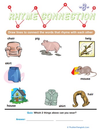 Rhyme Connection 8
