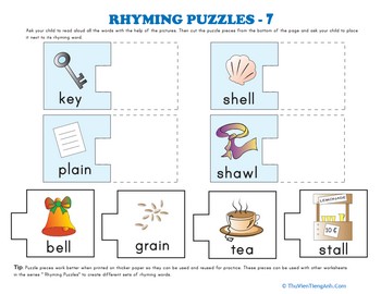 Rhyming Words Puzzle #7