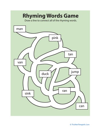 Rhyming Words Game 3