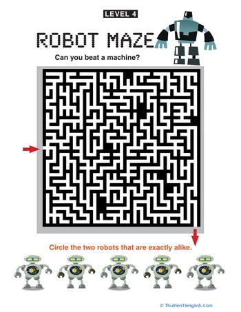 Robot Maze Level 4!