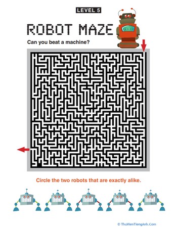 Robot Maze Level 5!