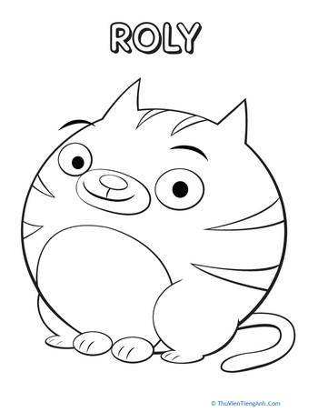 Roly Coloring Page
