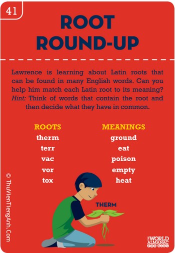Word Root Round-Up