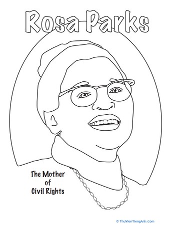 Rosa Parks Coloring