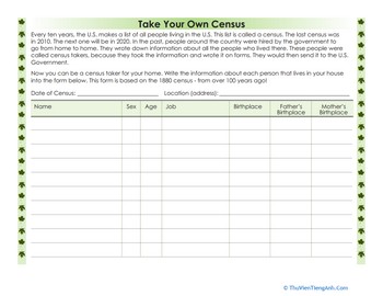 Sample Census Form