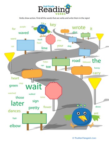 Reading Roundup: Find the Verbs #2