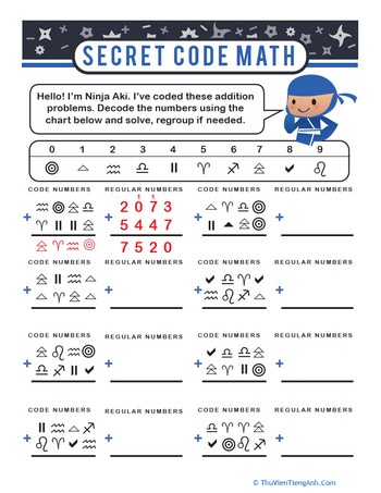 Secret Code Math