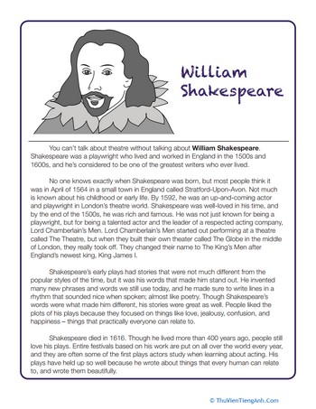 Shakespeare Biography