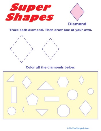 Super Shapes: Diamond