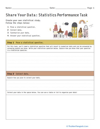 Share Your Data: Statistics Performance Task