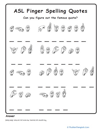 Sign Language Practice