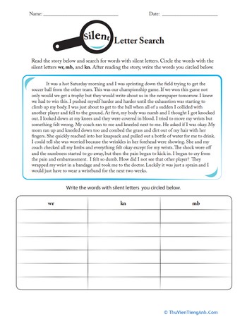 Silent Letter Search
