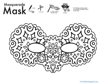 Snow Mask Coloring