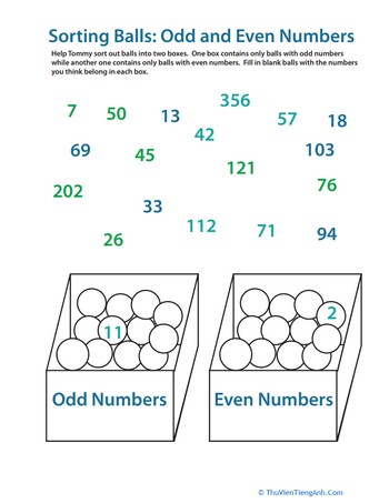 Sorting Odd and Even Numbers