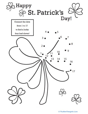 St. Patrick’s Day Dot-to-Dot