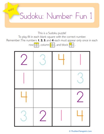 Sudoku 4×4