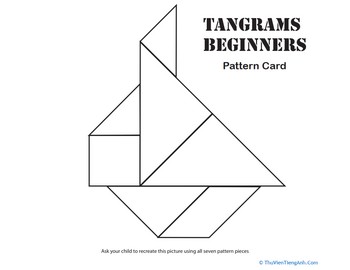 Easy Tangrams Puzzle #10