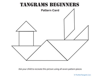 Easy Tangrams Puzzle #5
