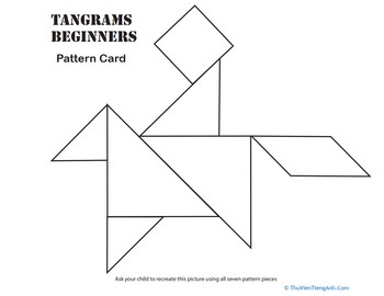 Easy Tangrams Puzzle #6