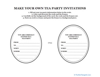 Tea Party Invites
