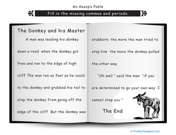 Punctuation: The Donkey and his Master
