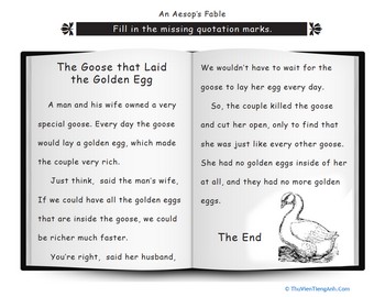 Punctuation: The Goose that Laid the Golden Egg