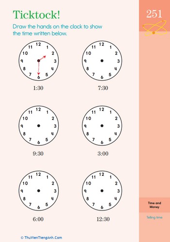 Tick Tock: Learning to Tell the Time