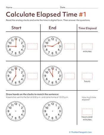 Calculate Elapsed Time #1