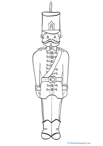 Toy Soldier Coloring Page