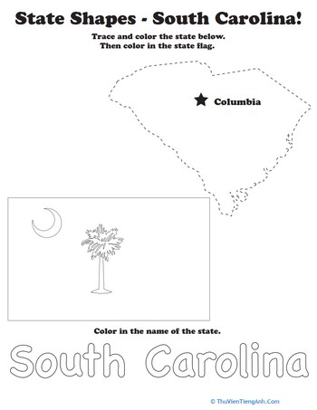 Trace the Outline of South Carolina