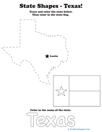 Trace the Outline of Texas