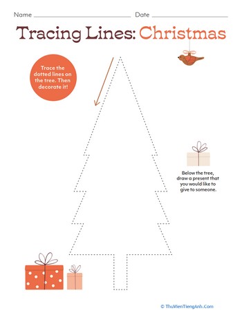 Tracing Lines: Christmas