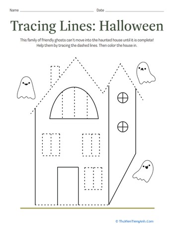 Tracing Lines: Halloween