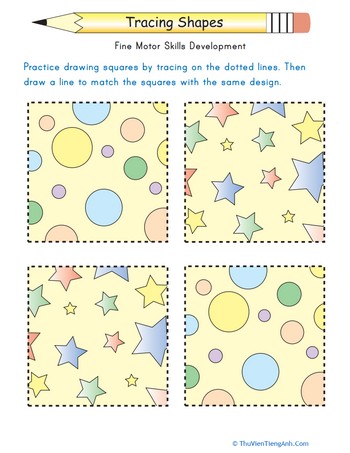 Tracing Shapes: Squares