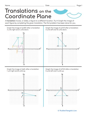 Translations on the Coordinate Plane