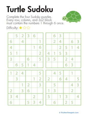 Turtle Sudoku