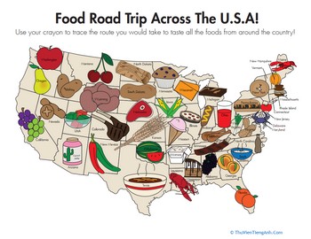 U.S. Food Map