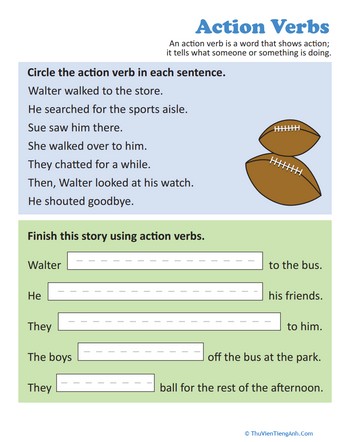 Using Action Verbs