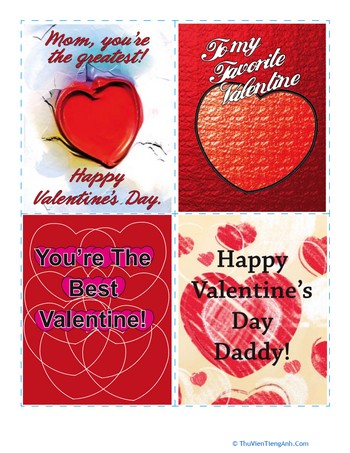 Valentine Cards to Print