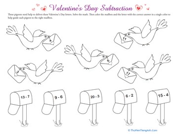 Valentine Subtraction
