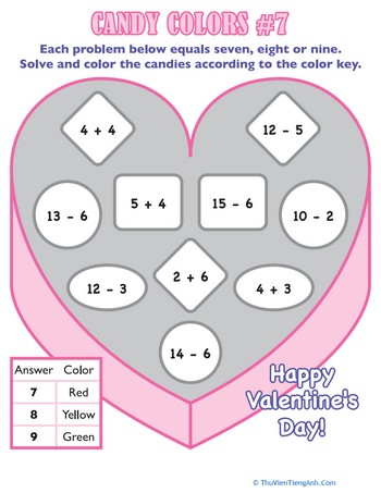 Valentine’s Day Math Facts #7