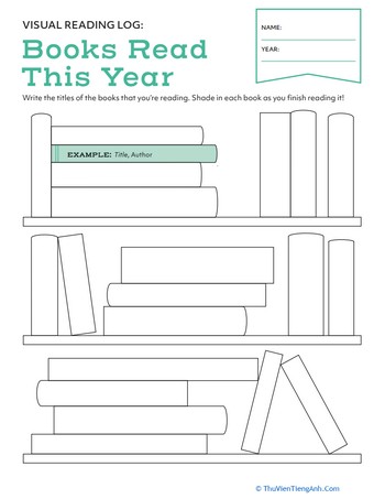 Visual Reading Log: Books Read This Year