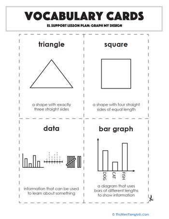 Vocabulary Cards: Graph My Design
